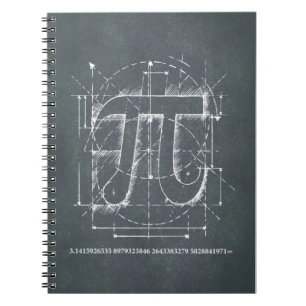 Cuaderno Dibujo del número del pi