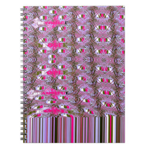 Cuaderno Dibujo del patrón abstracto de denso e intrincado