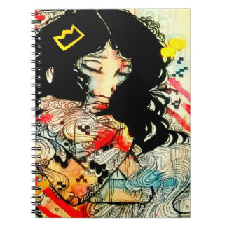 Cuaderno Dibujo emocional del retrato del arte de la
