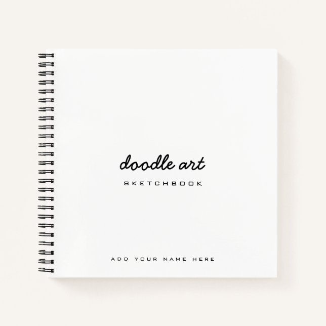 Cuaderno dibujo en blanco (Anverso)