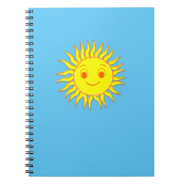 Cuaderno Dibujo feliz cara de sol (Frente)