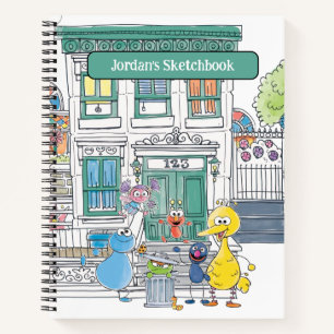 Cuaderno Dibujo gráfico de Sesame Pals Doodley