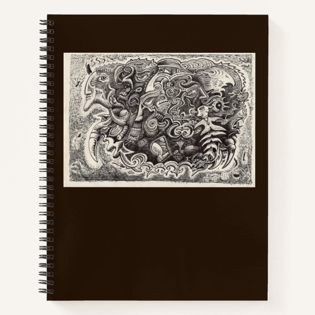 Cuaderno Dibujo híbrido de tinta de bestia (Anverso)
