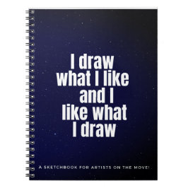 Cuaderno Dibujo Lo Que Me Gusta La Galaxia Espacial Tipogra