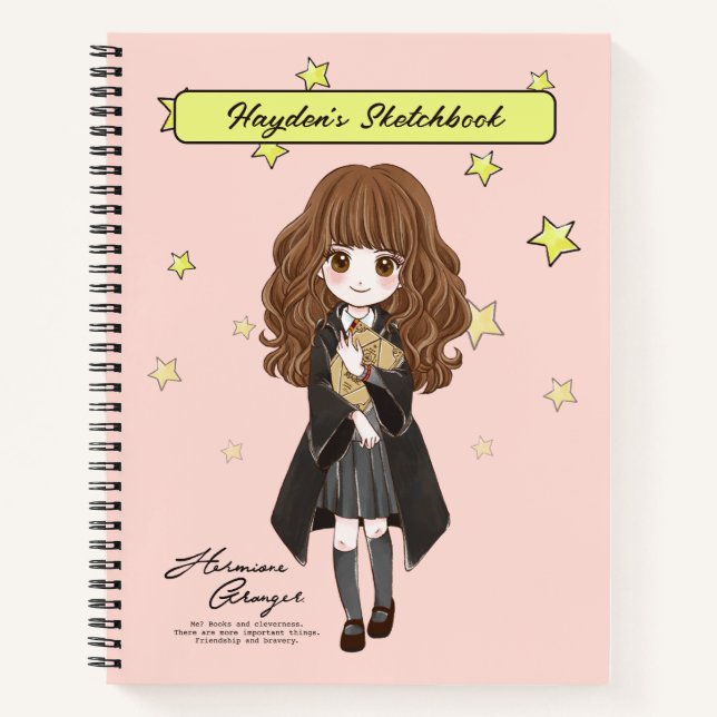 Cuaderno Dibujo mágico de Hermione Granger (Anverso)