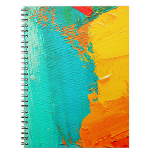 Cuaderno Dibujo manual de pintura al óleo. Resumen de antec