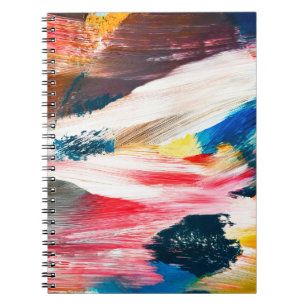 Cuaderno Dibujo manual de pintura al óleo. Resumen de antec