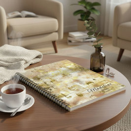 Cuaderno Dibujo moderno patrón elegante espiral
