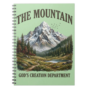 Cuaderno Dibujo Montaña Creación de Dios Cristiano