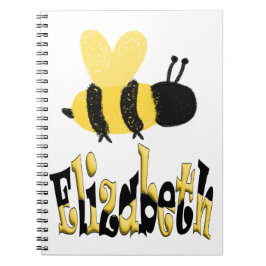 Cuaderno Dibujo personalizado único de Bumblebee Doodle