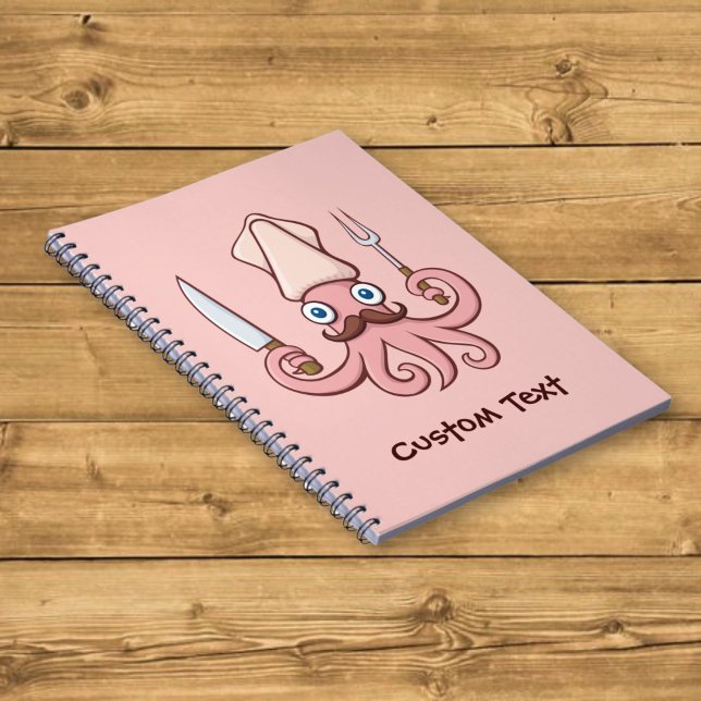 Cuaderno Dibujos animados de chef calamar (Subido por el creador)