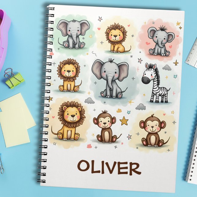 Cuaderno Dibujos de animales de safari con acuarela caprich (Subido por el creador)