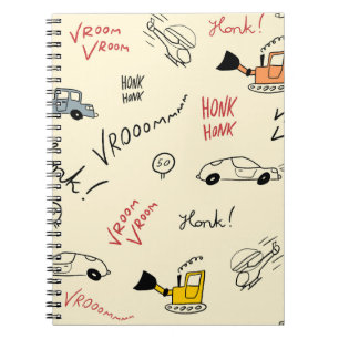 Cuaderno Dibujos de coches sin fisuras: Sábana infantil