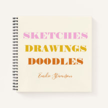 Dibujos Dibujos Doodles Rust rosa Personalizados