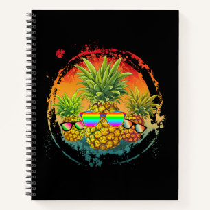 Cuaderno Dibujos Divertidos de Piña Verano