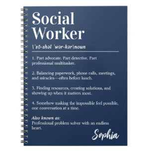 Cuaderno Diccionario de definición personalizada para traba