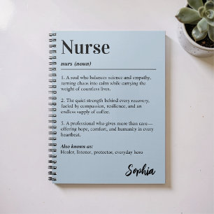 Cuaderno Diccionario Personalizado de Enfermera Definición 