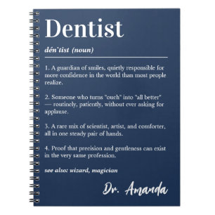 Cuaderno Diccionario Personalizado del Dentista Definición