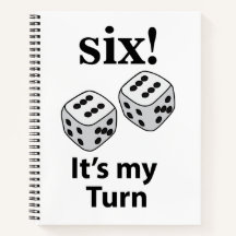 Dice Rolling Six It's My Turn Roll Dice