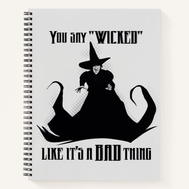 Cuaderno Dices "malvado" como si fuera algo malo (Anverso)
