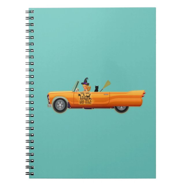 Cuaderno Dices que la bruja es algo malo (Frente)