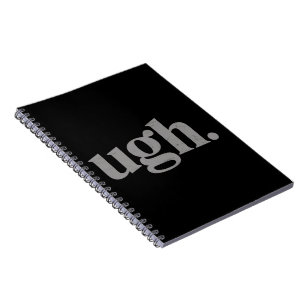 Cuaderno Dicho divertido sarcástico Uf Humor Meme