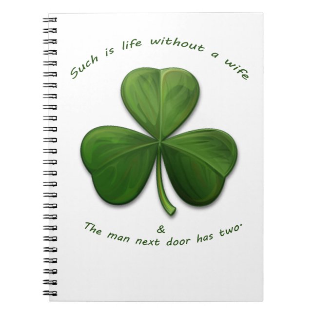 Cuaderno Dichos irlandeses antiguos (Frente)