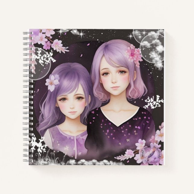 Cuaderno Die Schwestern Lavendel & Sakura (Anverso)