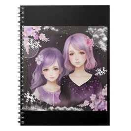 Cuaderno Die Schwestern Lavendel und Sakura