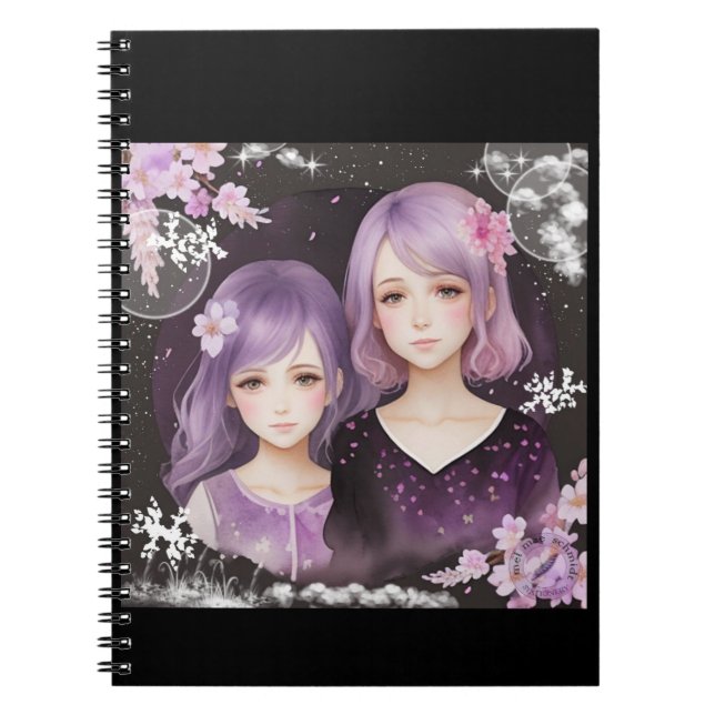 Cuaderno Die Schwestern Lavendel und Sakura (Frente)