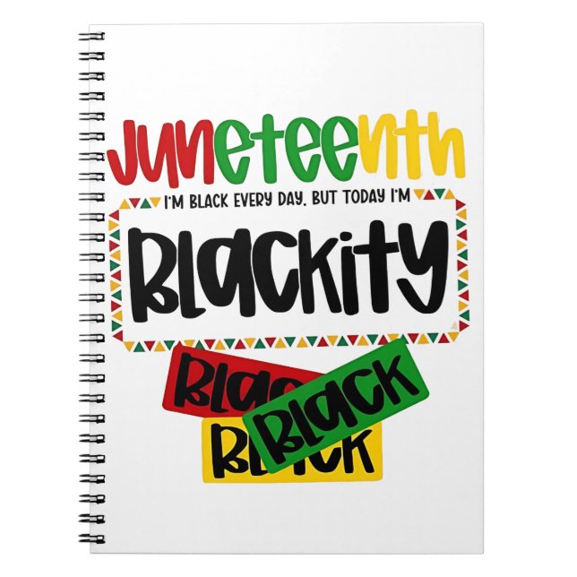 Cuaderno Diecinueve Blackity Black Black Funny (Frente)