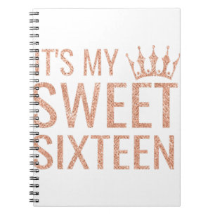Cuaderno Dieciséis dieciséis dieciséis dieciséis años es mi