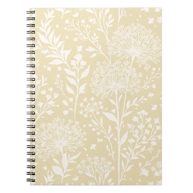 Cuaderno Diente de León Dulce Neutral - Trigo Dorado (Frente)