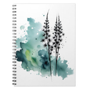 Cuaderno Diente de león - Flores de acuarela