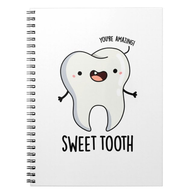 Cuaderno Diente Dulce Chiste Divertido De Dental (Frente)
