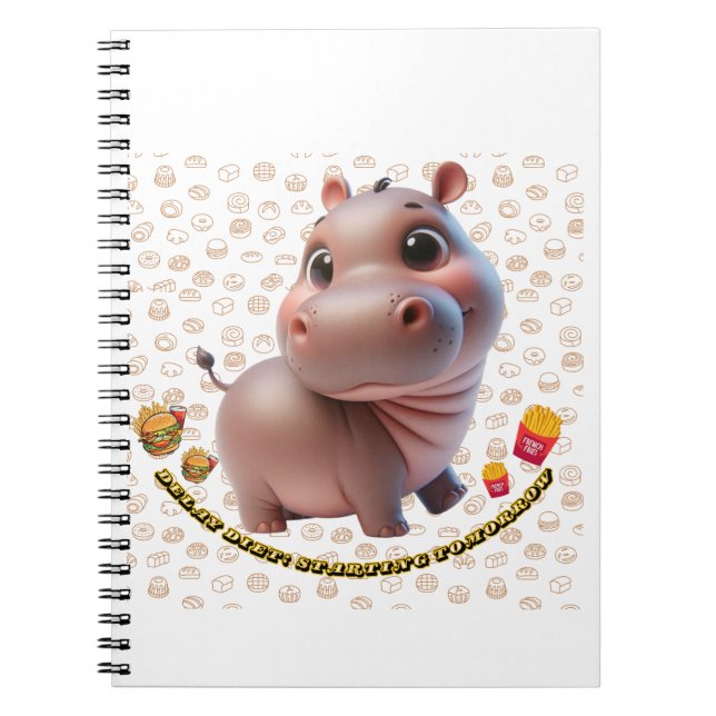 Cuaderno Dieta retardada: Comenzando Mañana (Frente)