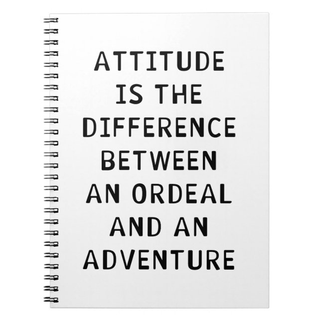 Cuaderno Diferencia de la actitud (Frente)