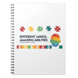 Cuaderno Diferentes Mentes Conciencia Increíbles Habilidade