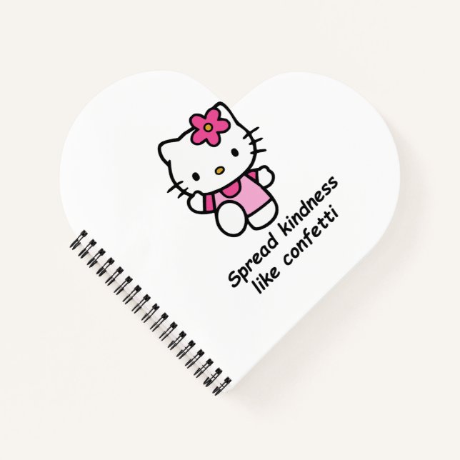Cuaderno Difunde amabilidad como confeti (Anverso)