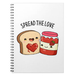 Cuaderno Difundir el amor divertido jam y bollo
