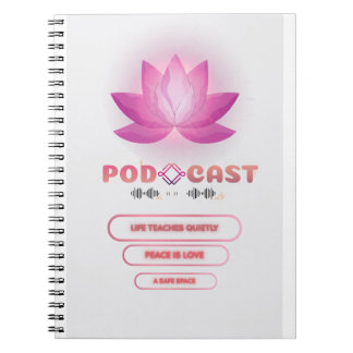 Cuaderno Difundir podcast púrpura