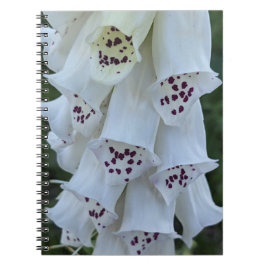 Cuaderno Digitalis Floral Blanca con Manchas Rosadas