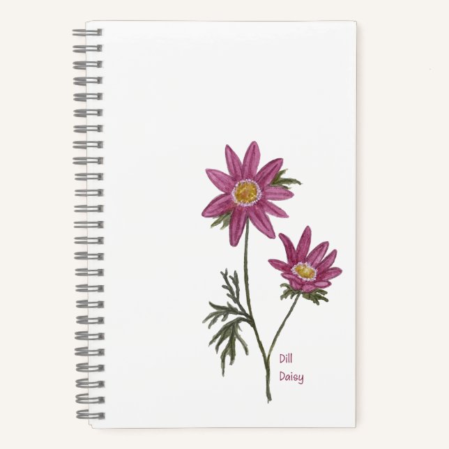 Cuaderno Dill Daisy Notebook (Anverso)