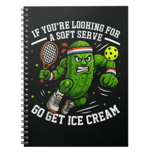 Cuaderno Dill Funny Jugando Pickleball