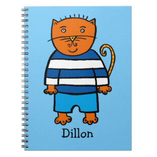 Cuaderno Dillon el gato personalizado