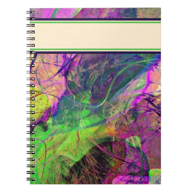 Cuaderno Dimensiones coloridas (Frente)