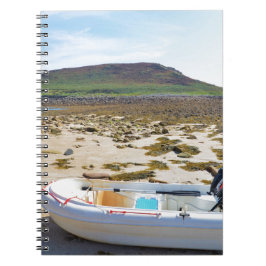 Cuaderno Dinghy en la playa