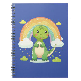 Cuaderno Dino Arcoíris Colorido