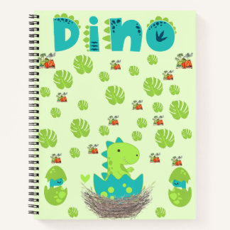 Cuaderno Dino Hatch & Jungle Leaves 