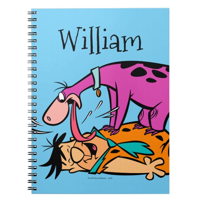 Cuaderno Dino Licking Fred Flintstone (Frente)